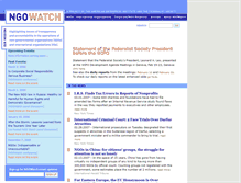 Tablet Screenshot of ngowatch.org